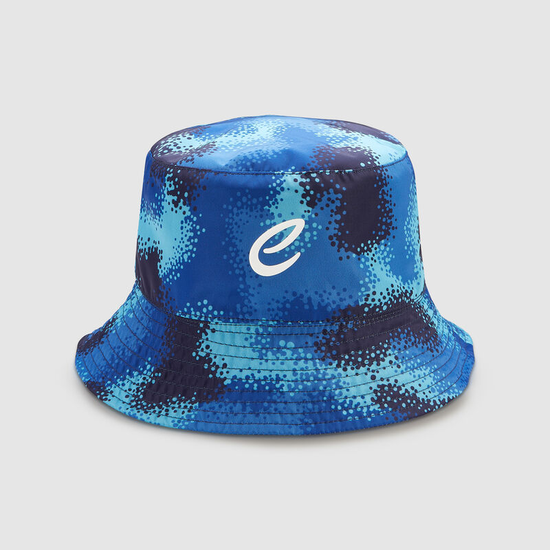 FE FW CAMO E REVERSABLE BUCKET HAT - blue combo
